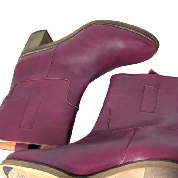 Free People Tabby Ankle Boot Mulberry...Size EUR 39.5/US 8.5 - Picture 4 of 11